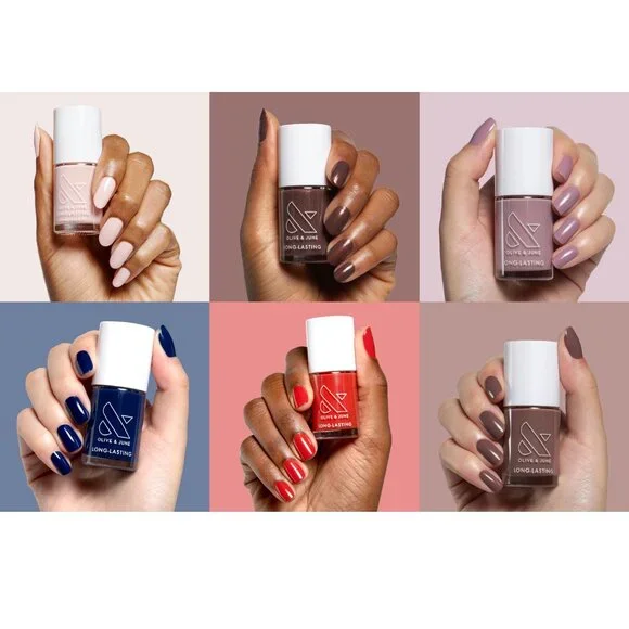 NEW Olive & June Fall Long-Lasting Polish Set of 6 Polishes - Picture 2 of 11